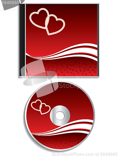 Image of Valentine day cd cover design 