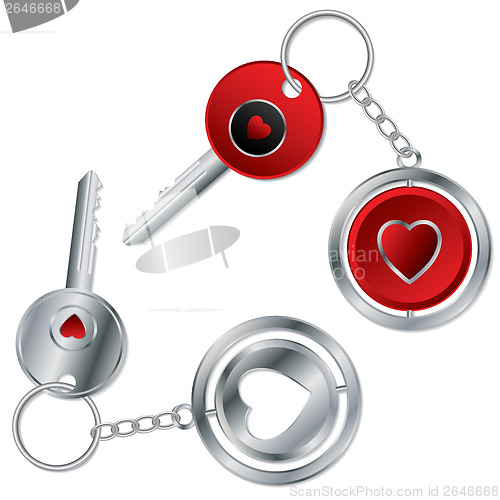 Image of Valentine keyholder design 