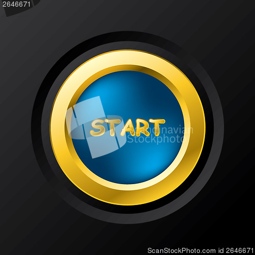 Image of Blue start button