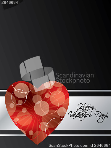 Image of Valentine greeting card design