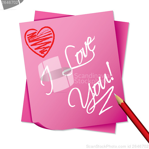 Image of Sticky note with message 