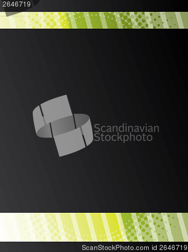Image of Striped green brochure 