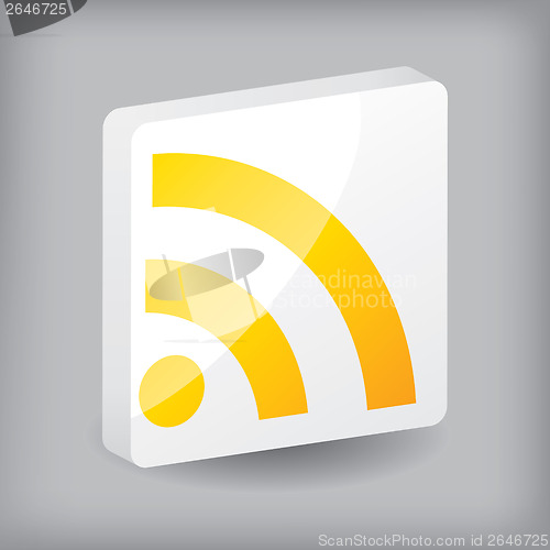 Image of Rss button design