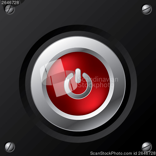 Image of Cool power button design 