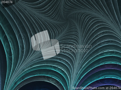 Image of Abstract generated fractal background