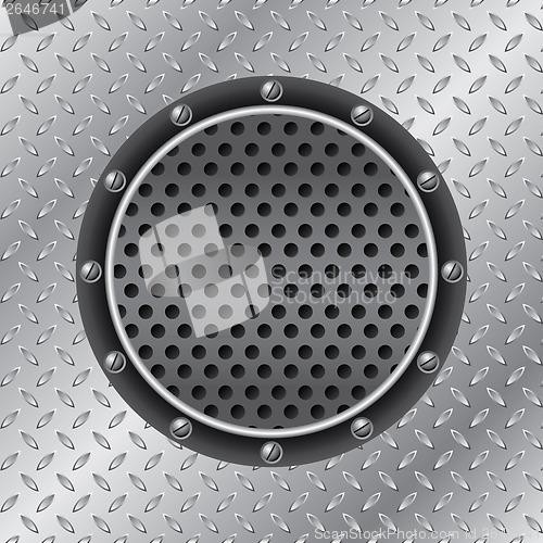 Image of Abstract metallic design