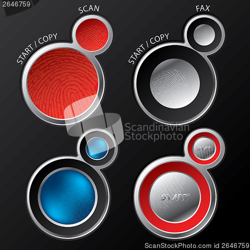 Image of Button sets for scanners/copiers 