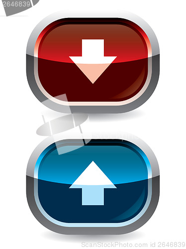 Image of Download and upload buttons