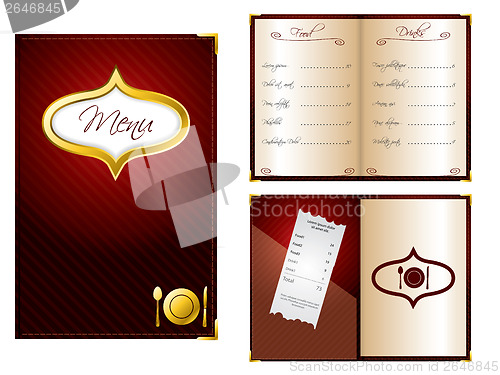 Image of Restaurant menu design