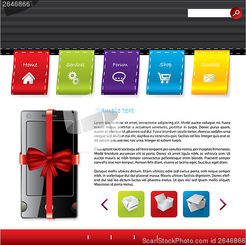 Image of Gift webshop design