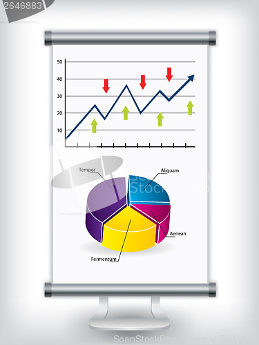 Image of Roll up stand with charts