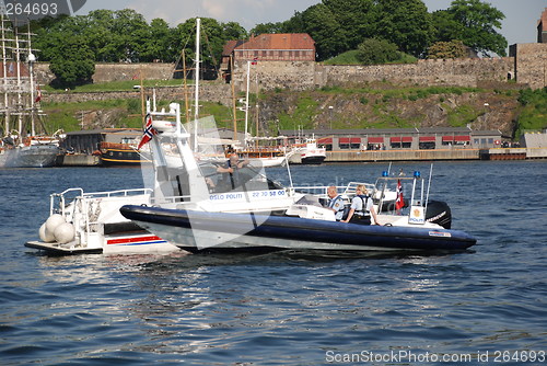 Image of Police boats