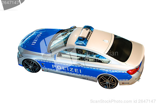 Image of New model 2014 of German police patrol car