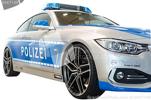 Image of New model 2014 of German police urban patrol car