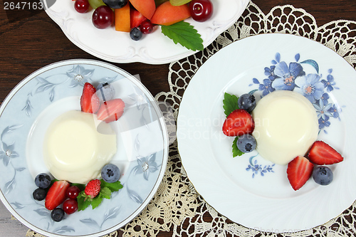 Image of Panna cotta dessert