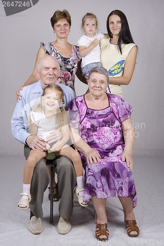 Image of Group family portrait
