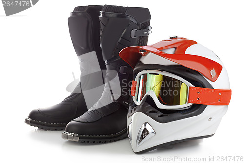 Image of Motocross protection equipment