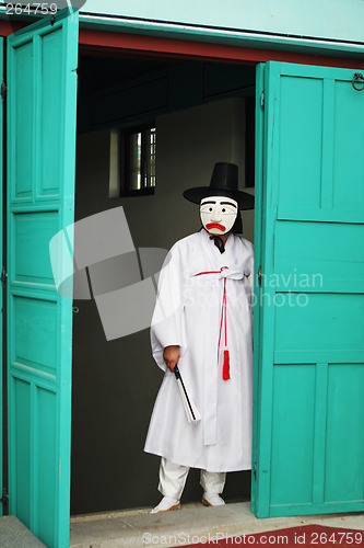 Image of Person in traditional South Korean dress