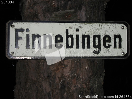 Image of Sign Finnebingen