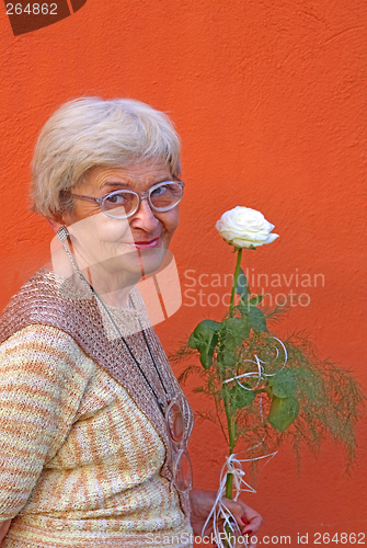 Image of Happy senior woman