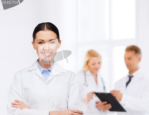 Image of smiling female doctor