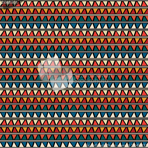 Image of Triangle Seamless Tile Pattern