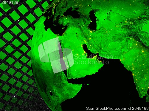 Image of Middle East technology concept