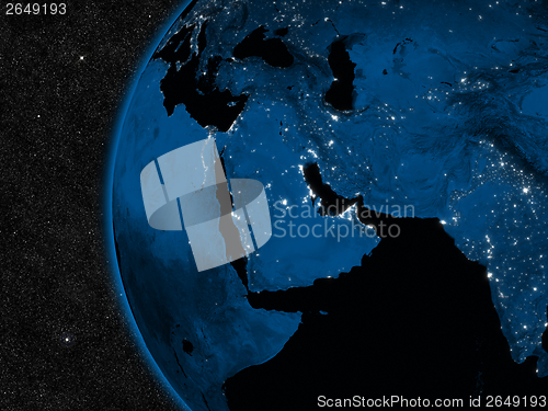 Image of Night in Middle East