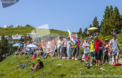 Image of Spectators of Le Tour de France