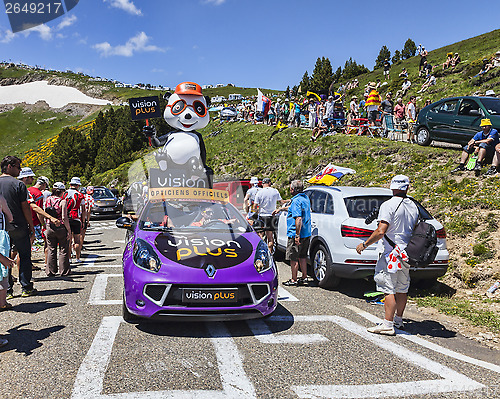 Image of Vision Plus Car in Pyrenees Mountains