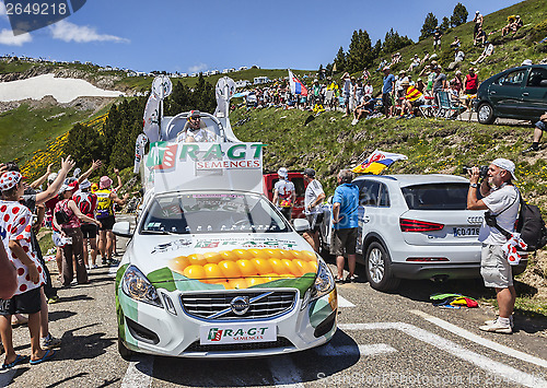 Image of RAGT Semences Car in Pyrenees Mountains