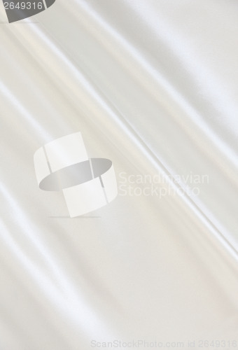 Image of Smooth elegant white silk as wedding background