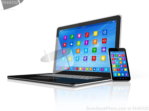 Image of Smartphone and Laptop