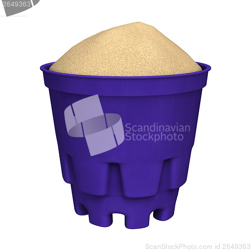 Image of Bucket full of Sand