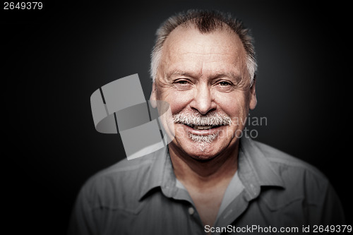 Image of man with mustache