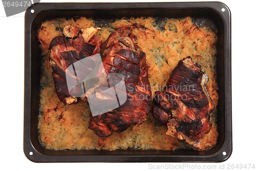 Image of smoked and grilled knuckle