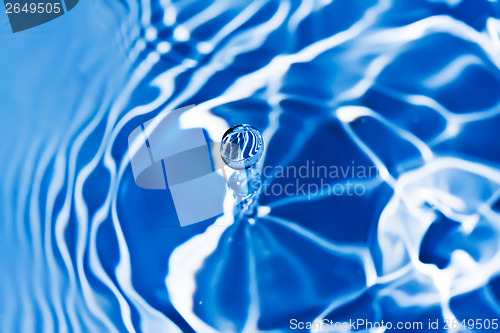 Image of Blue water