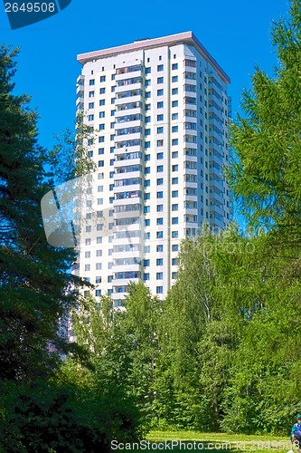 Image of Modern apartment building