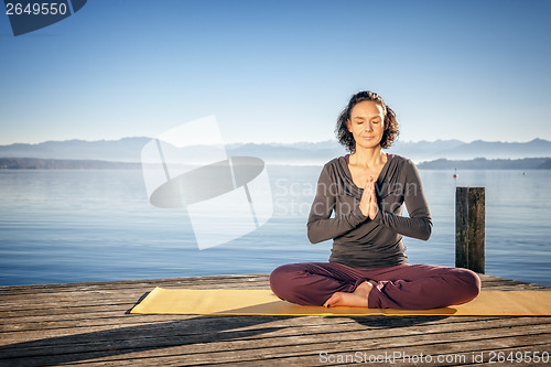 Image of yoga woman