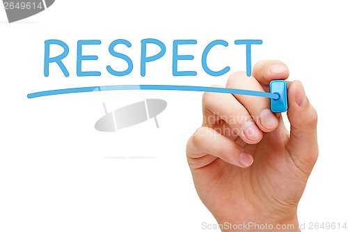 Image of Respect Blue Marker