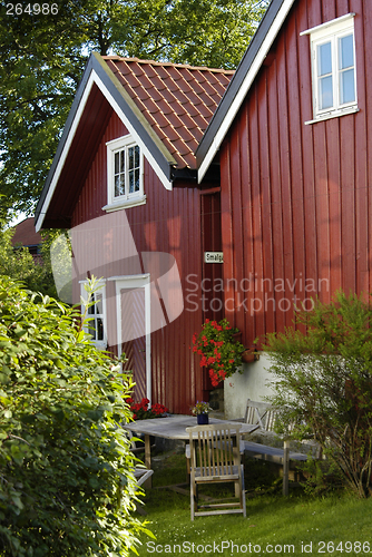 Image of Red houses