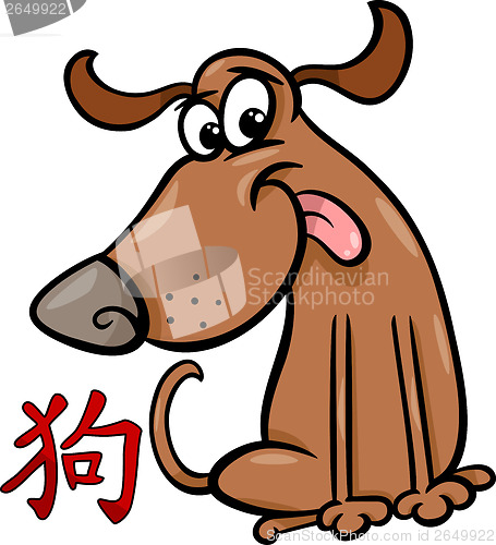 Image of dog chinese zodiac horoscope sign