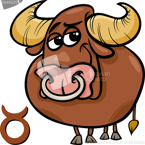 Image of taurus or the bull zodiac sign