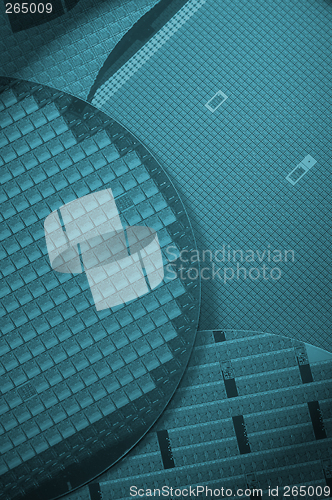 Image of Silicon wafers