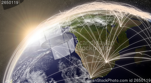 Image of Network over South Africa