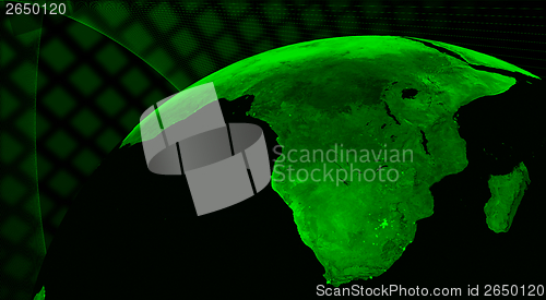 Image of South Africa technology concept