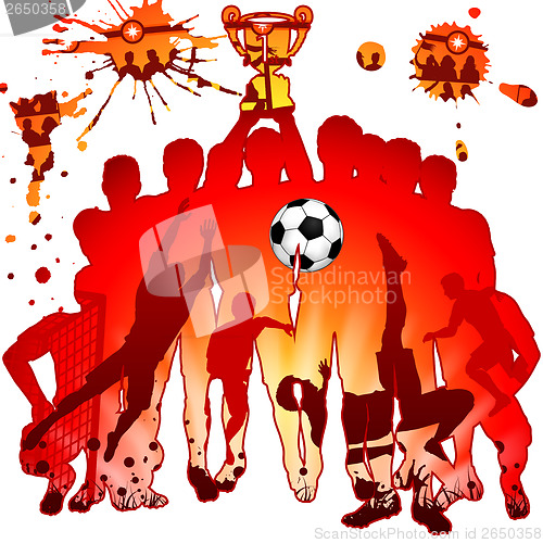 Image of Soccer Silhouettes