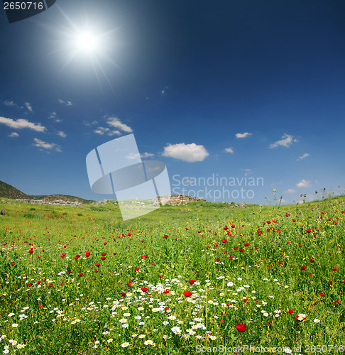 Image of spring mountain landscape in Turkey