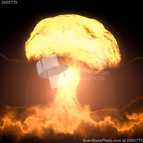 Image of nuclear bomb explosion