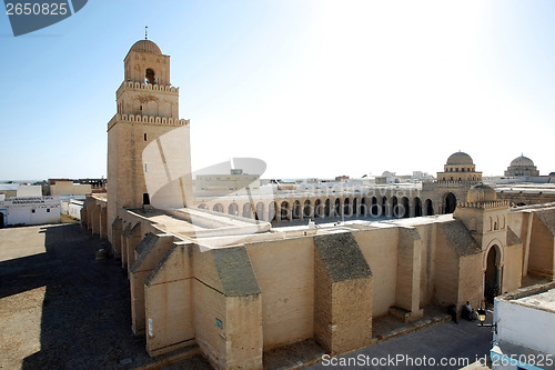 Image of The Great Mosque from Kairouan in Tunisia